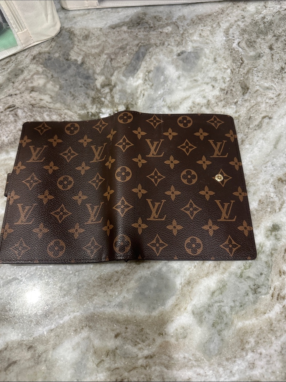 Brown canvas Medium size Agenda. NO BRAND - Picture 5 of 10